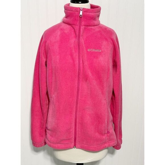 Columbia Women's Sawyer Rapids 2.0 Fleece Jacket Full Zip French Rose Pink Large - Picture 16 of 16